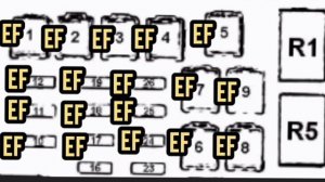 Вот блок  предохранителей .ДЭУ Gentra , 2013 - 2016 год. Что за  что отвечает.