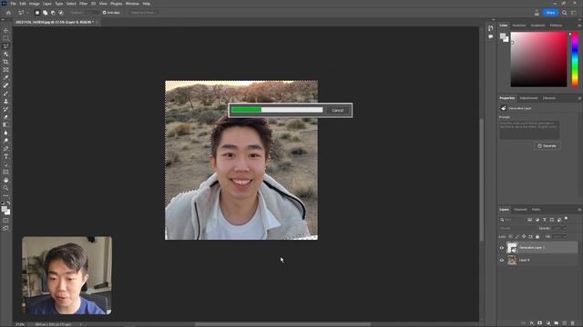 I Used Ai to Generate my LinkedIn Photo | Photoshop Tutorial смотреть онлайн
