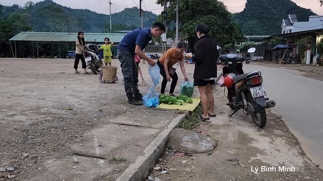 Me and Hung, Uyen, Harvest vegetables to sell - clean the floor - catch worms that eat leaves смотреть онлайн