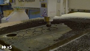 ФРЕЗЕРОВКА РЕЗИНЫ ТОЛЩИНОЙ 45 ММ