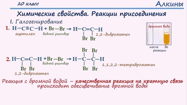 Углеводороды. Тема 16. Алкины смотреть онлайн