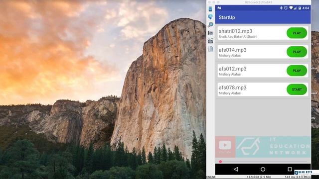 Kotlin android tutorial - 83 - Media Player for play online and Local songs App overview