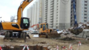 Грейфер BA453 на экскаваторе JCB