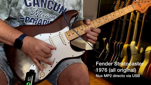 Fender Strat 76 + Nux MP2 смотреть онлайн