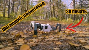 Шагающий планетоход 3U на 3D принтере