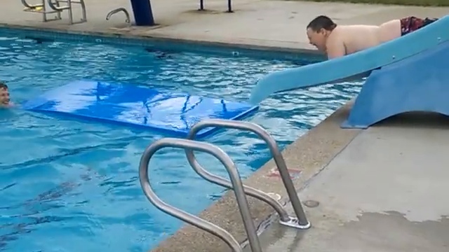 Painful slide attempt