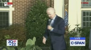 Joe Biden falling over in public: A series