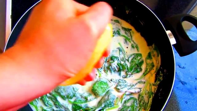 Итальянская Паста с Лососем и Шпинатом в сливочном соусе #Italian Pasta смотреть онлайн