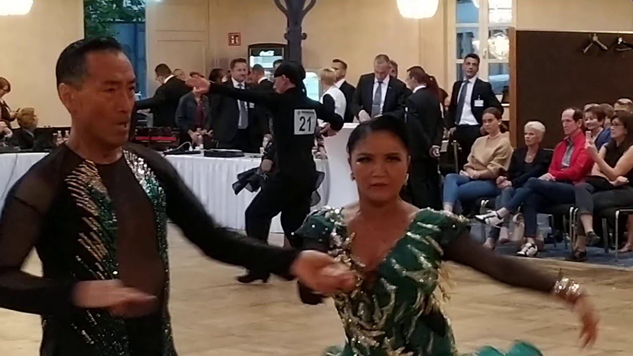 GOC-2019. WDSF Open Senior-3 Latin. Final. Oleg Eskov - Yulia Mikhina. Pasodoble смотреть онлайн
