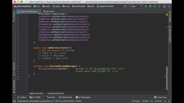 Simple ATM Machine | Java Project for Beginners | Part #2 | JavaFX | Source Code Included смотреть онлайн