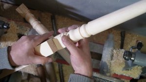 Изготовление кухонного столика. Точеные ножки. Часть 2