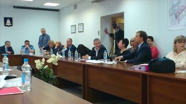 С заседания Совета депутатов в Звенигороде 4.10.2016 смотреть онлайн
