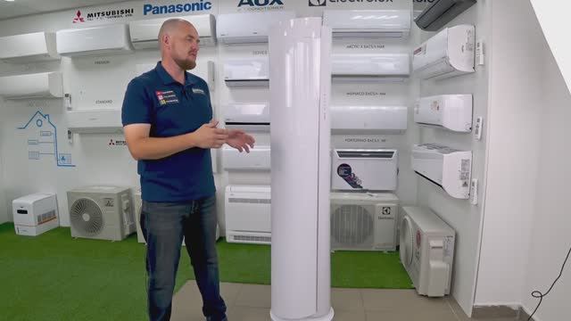 Колонный кондиционер Centek CT-65K24 WIFI смотреть онлайн