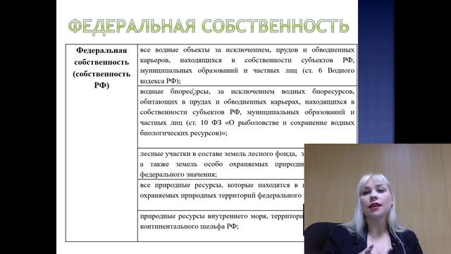 Лекция 3. Право собственности на природные ресурсы_2021 смотреть онлайн