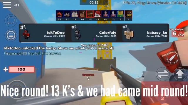 Grinding on Arsenal to get Fireworks Katana | Roblox Arsenal смотреть онлайн