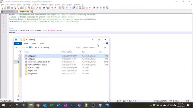 Why you should be using NOTEPAD++ with AutoHotKey to create LAB SPACE! смотреть онлайн
