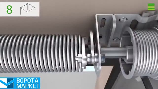 Установка секционных ворот Alutech
