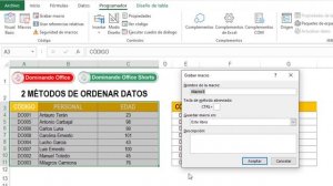 2 Métodos para ordenar datos en Excel que nadie te enseña de forma detallada