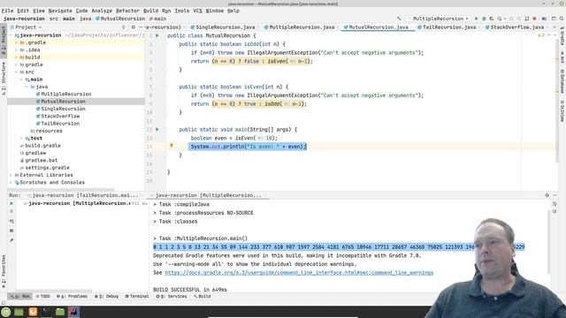 Java Recursion Tutorial