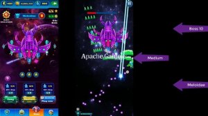 Boss 10 Meloidae GALAXY ATTACK: ALIEN SHOOTER | Easy I Medum I Hard