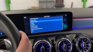 Mercedes MBUX hidden menu dealer mode