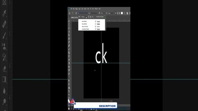 Photoshop Practice Session : Recreating Calvin Klein LOGO design | #Graphicdesign