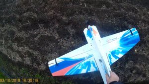 ЯК 54 1000 EPP(настроил элероны на 2 канала и закрылки)
