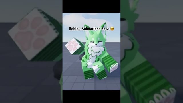 Roblox animations Now Vs them ? #roblox #animation