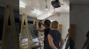 Барельеф. Учеба у Гоги Тандишвили.