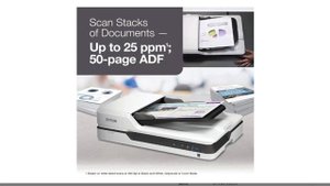 Scanner Epson WorkForce DS 1630   Documentos, USB, Duplex, ADF, OCR, TWAIN, Bivolt