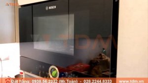 TDM.VN | Review lò vi sóng Bosch BFL634GB1 âm tủ 21 lít Serie 8 xuất xứ Anh cao cấp chính hãng