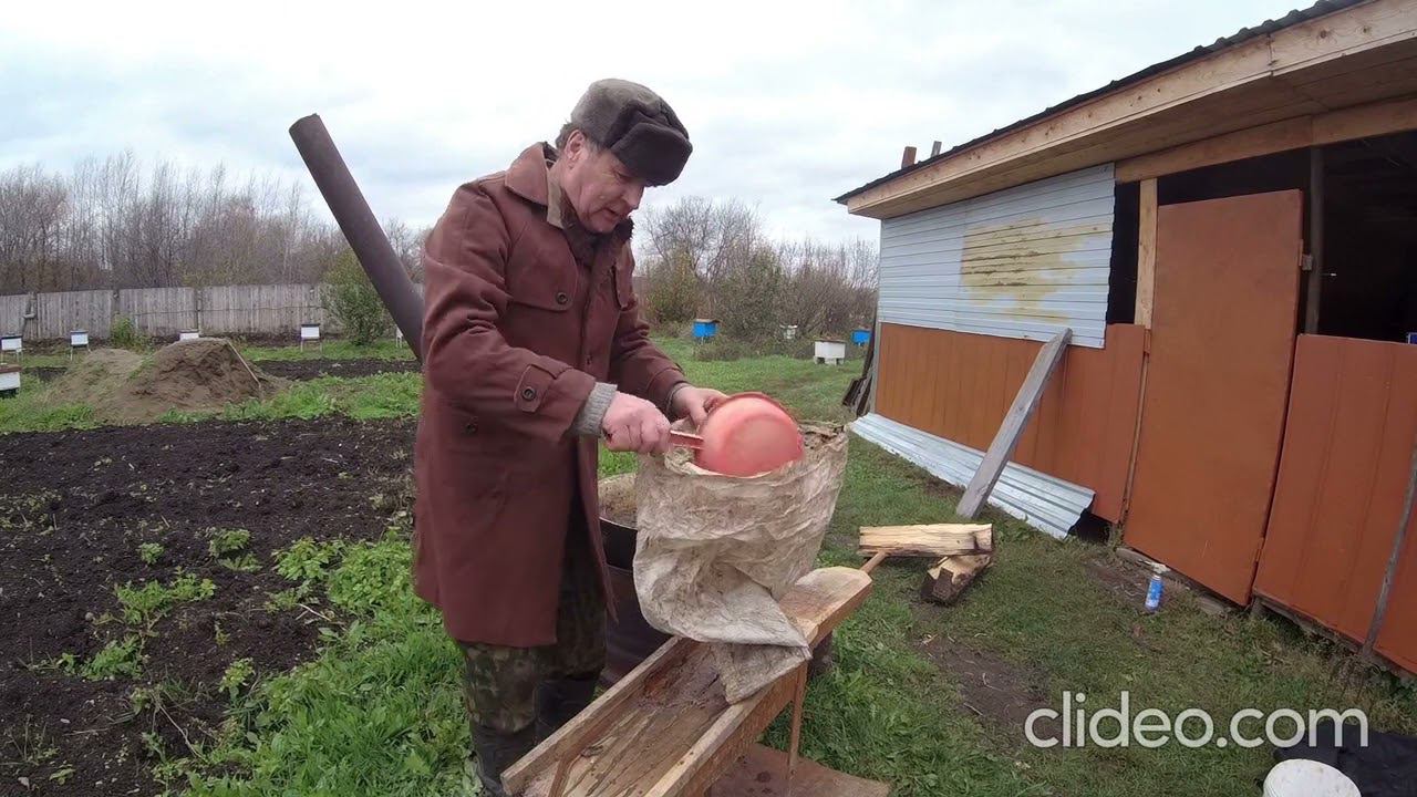 Топим вытопки воска. смотреть онлайн