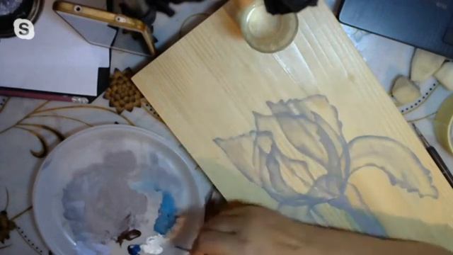 Козлова Е. Рисуем «акварельный» цветок на дереве смотреть онлайн