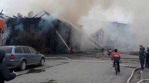 Пожар в городе кондопога  часть 2