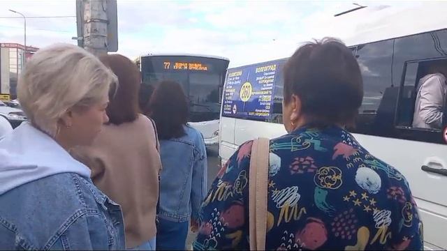 Транспортный коллапс сняли на видео в Волгограде