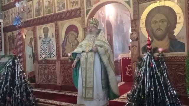 Неделя перед Рождеством Христовым, день памяти святого праведного Иоанна Кронштадтского. 02.01.2022 смотреть онлайн