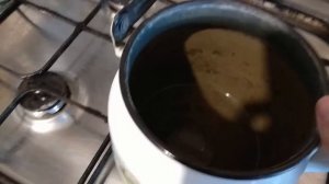 Эмалированный чайник который мы чистили уксусом два года спустя