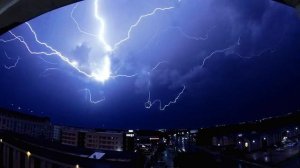 Lightning in Slow Motion - College Station, Texas 06=16=2019