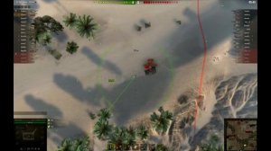 "World of Tanks.Бой на арте. Позиции на карте песчаная река."
