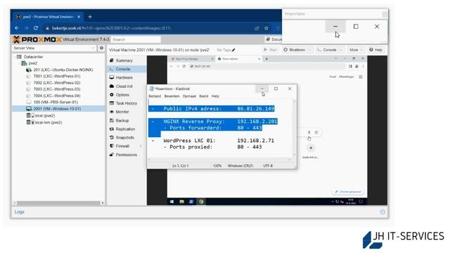 How to run WordPress as an LXC Container, inside ProxMox, behind SSL. смотреть онлайн