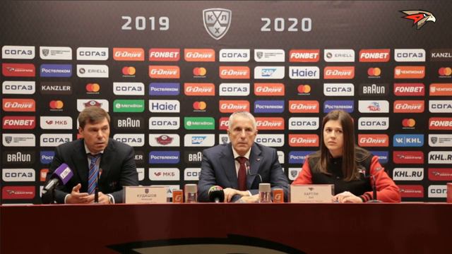 «Авангард» - СКА 3:2. Послематчевая пресс-конференция смотреть онлайн
