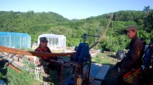 Трубогиб для профильной трубы ТВ-1У с электроприводом.