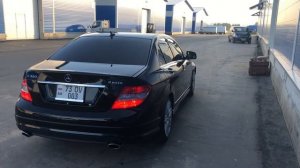 Мерседес C300 w204 4matic выхлоп