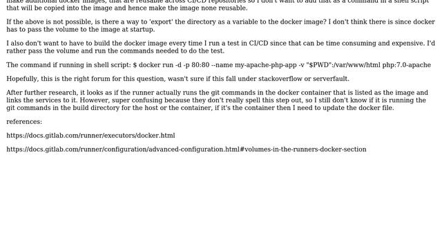 DevOps & SysAdmins: How to set the image volume in gitlab-runner with docker executor? смотреть онлайн