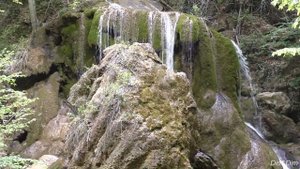 Водопад Серебряные струи (Крым, Бахчисарайский район, село Соколиное). 13 мая 2023 года.