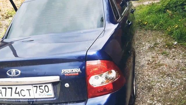 Тихий выхлоп на турбо приору . смотреть онлайн