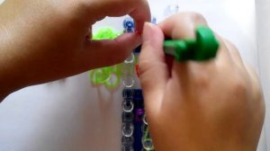 "Вьюнок" - новый способ плетения браслетов из резиночек Rainbow loom!