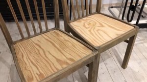 Реставрация старых немецких стульев Новый дизайн Переделка