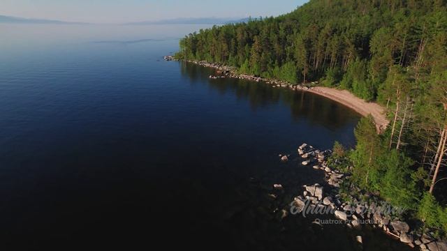 Озеро Байкал – чудо России, красивые виды с высоты птичьего полета. Зарисовки из путешествий. смотреть онлайн