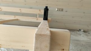 Кровать двуспальная из бруса 150х100.